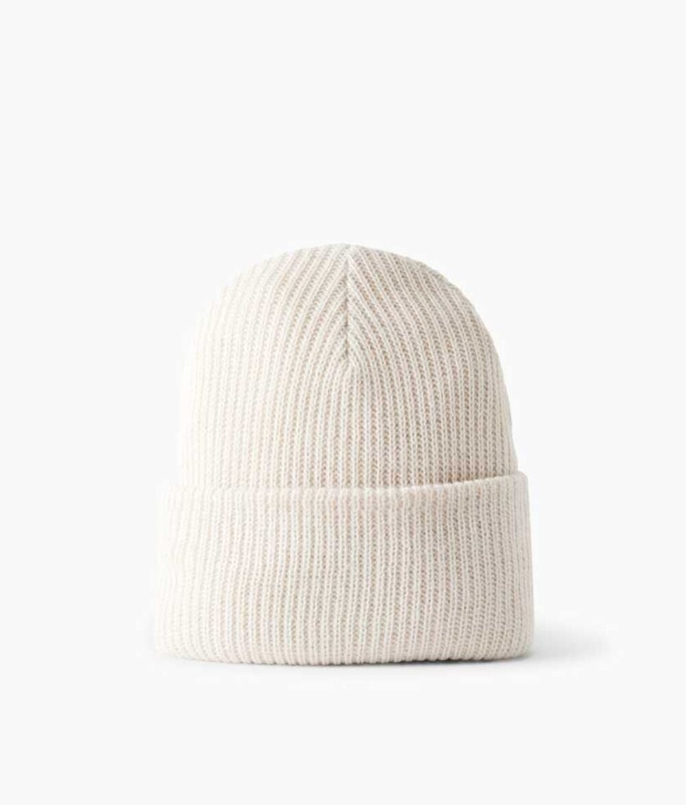 aritzia x Main Character peak beanie Milk/Herring